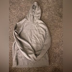Grey Nike Hoodie - Single Swoosh